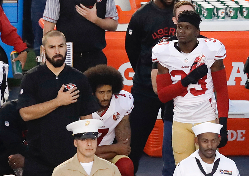 TMZ says U.S. military official warned Ravens about signing Colin Kaepernick