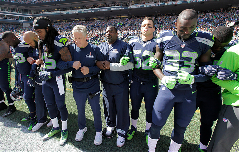 NFL national anthem policy prompts NFL Players Association to file  grievance today - CBS News