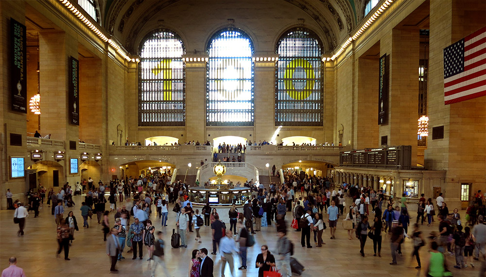 Grand Central Station before COVID-19.