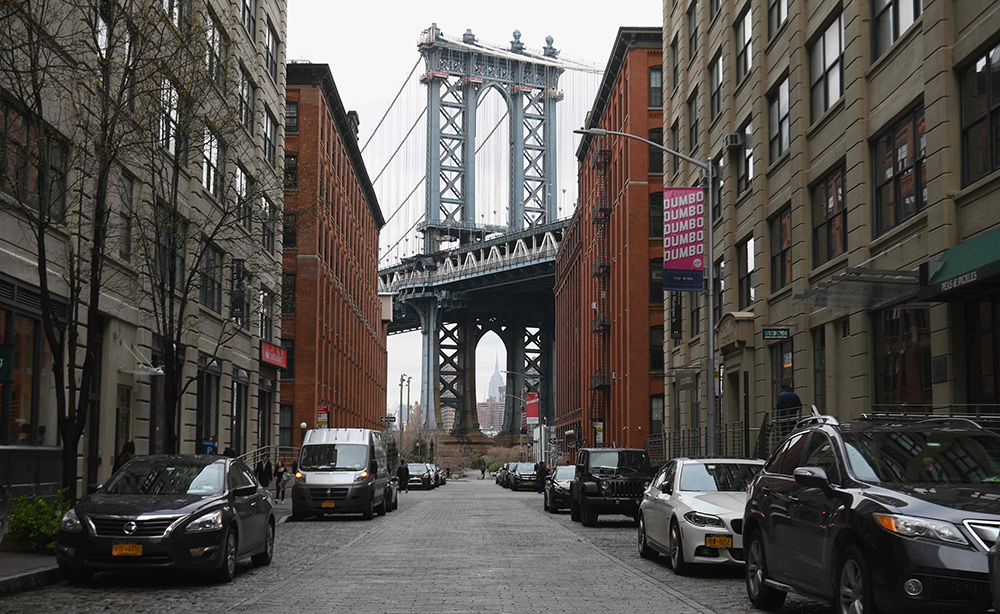 Manhattan Bridge since COVID-19.